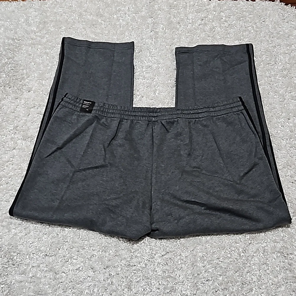 Men's Adidas warm fleece soft Breathable Straight Leg Jogger Pants Gray 4xl